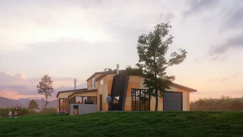 Rear and Garage