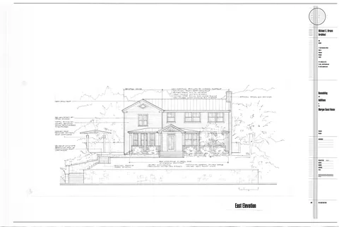 East (Street Side) Elevation