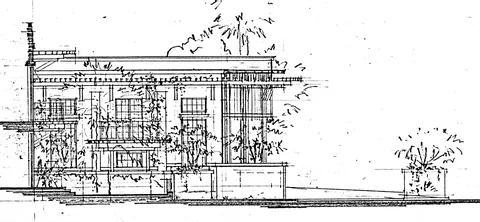 Sketch at Rear Side